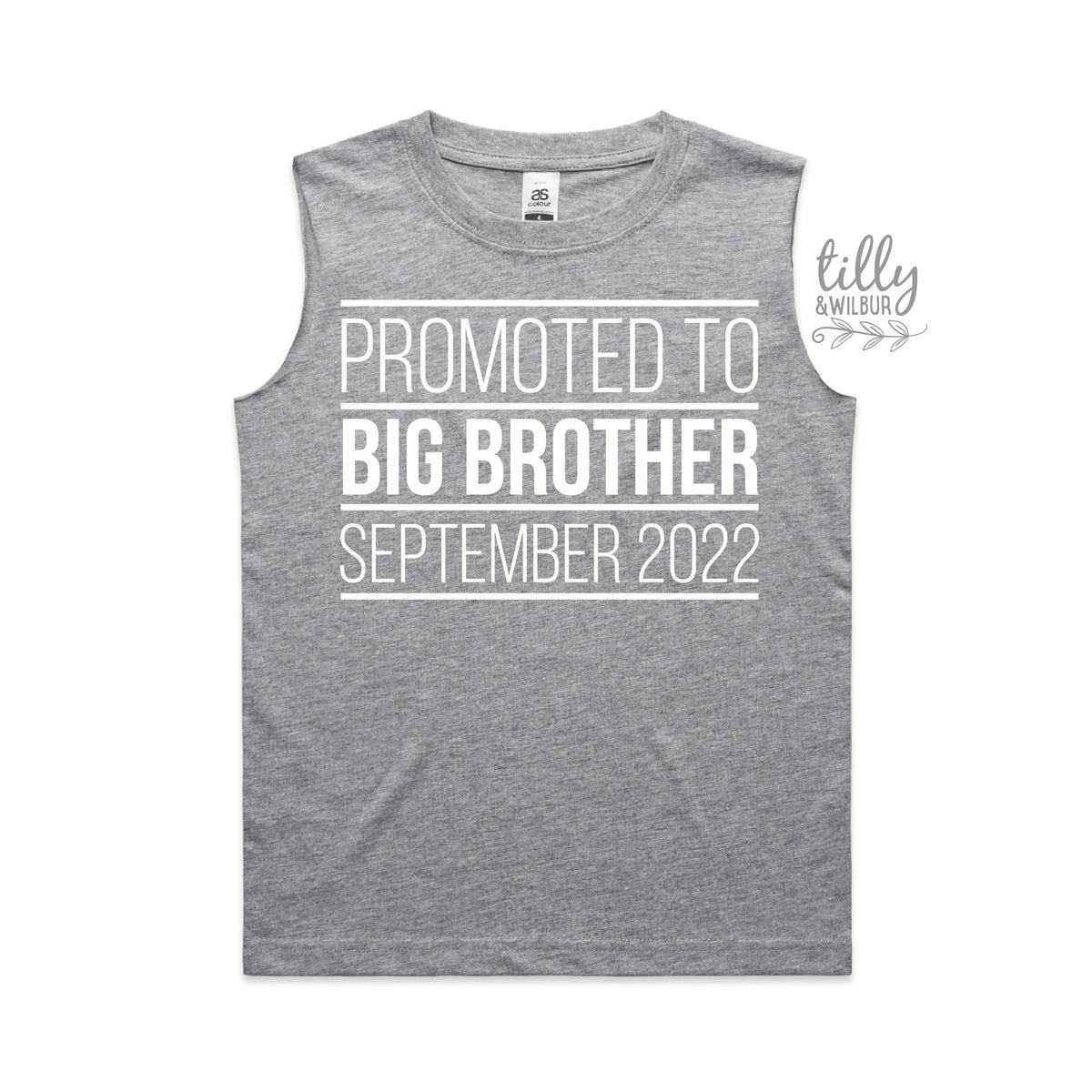 Promoted To Big Big Brother T-Shirt, I'm Going To Be A Big Brother T-Shirt, Personalised Pregnancy Announcement T-Shirt, Sibling T-Shirt