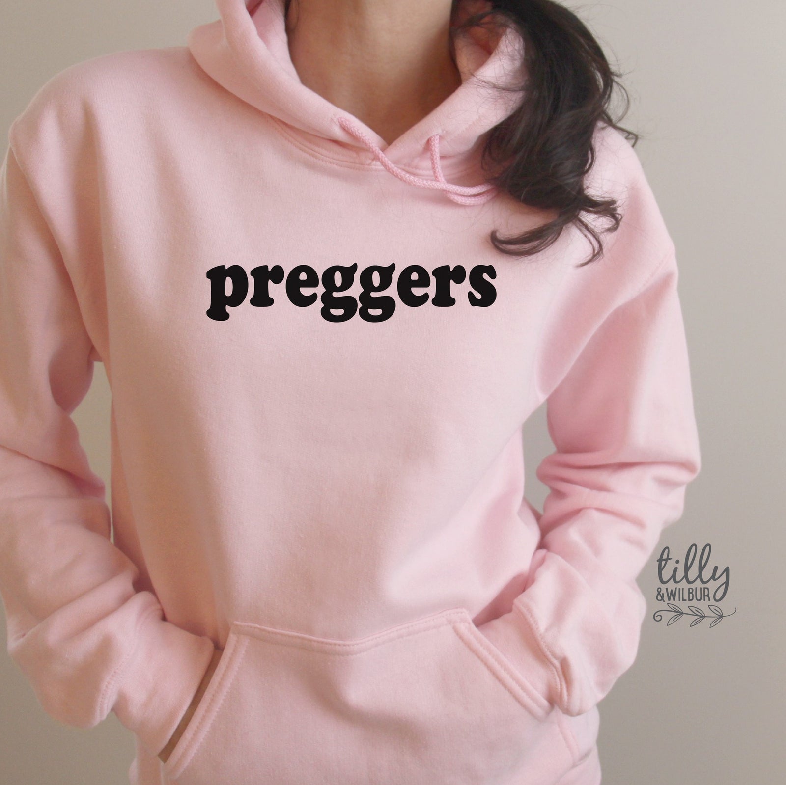 Preggers Hoodie, Pregnancy Announcement Jumper, Pregnancy Announcement T-Shirt, We're Having A Baby, Announcement Tee, I'm Pregnant T-Shirt