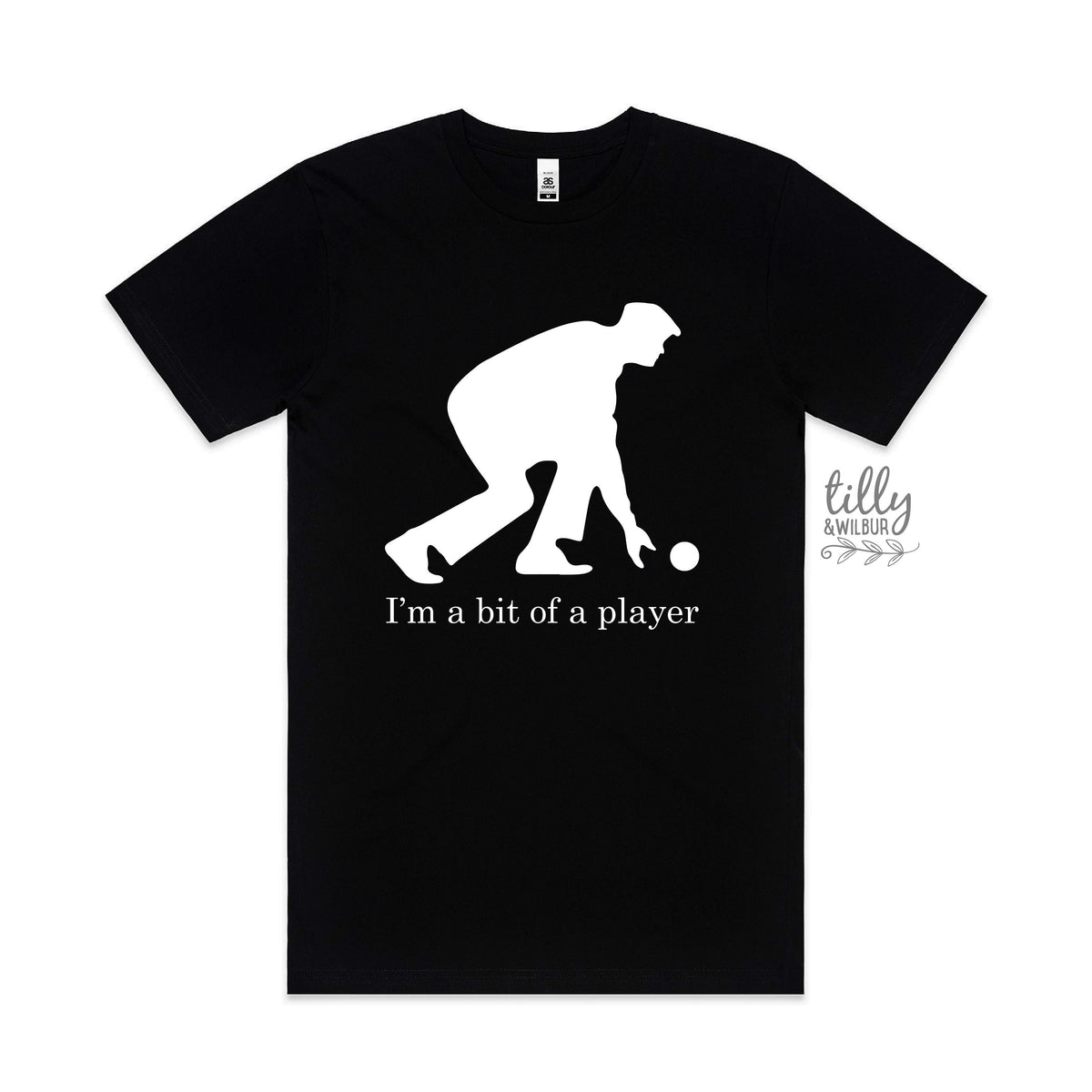 Lawn Bowls T-Shirt, I'm A Big Of A Player T-Shirt, Men's Lawn Bowls T-Shirt, Funny Lawn Bowls T-Shirt, Mens Gift, Mens Birthday, Lawn Bowler
