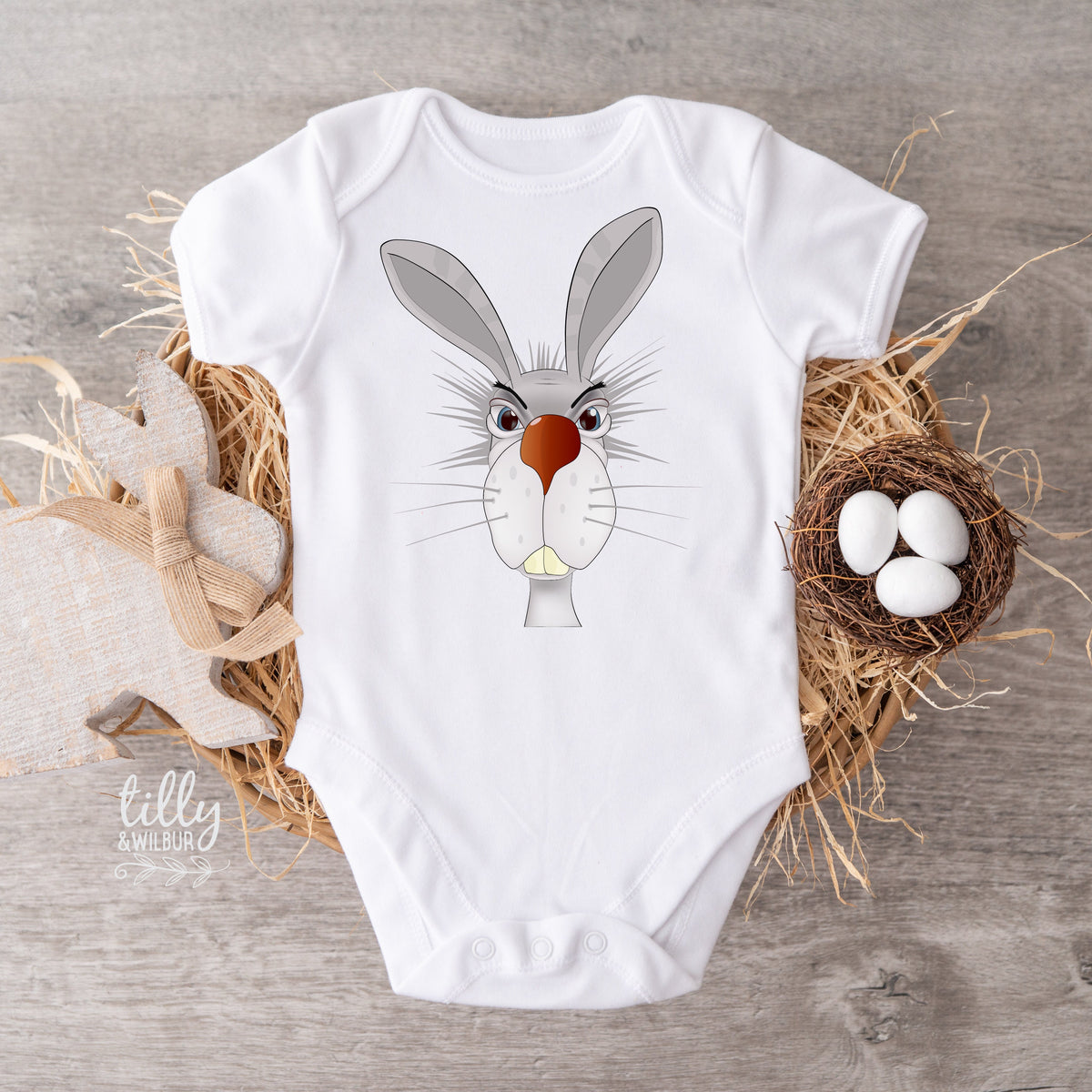 Easter Onesie, Rabbit Bodysuit, Funny Rabbit Design, Easter Gift, Boys Easter Gift, Girls Easter Gift, Easter Shirt, Hip Hop Easter Shirt