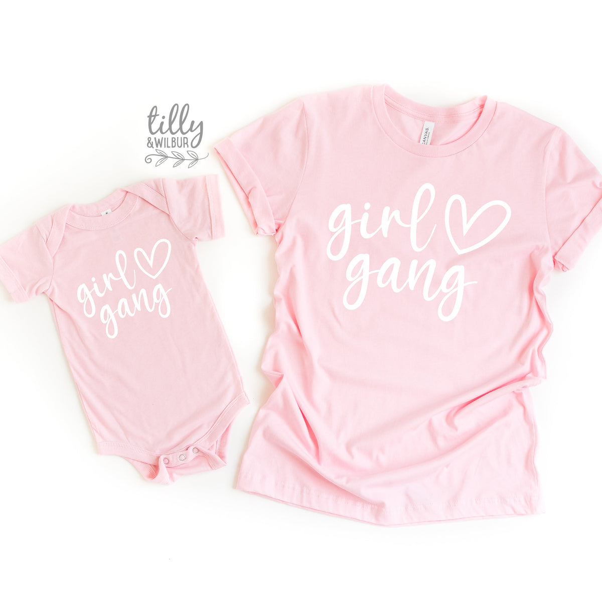 Girl Gang T-Shirts, Matching Mummy And Me T-Shirts, Mother And Daughter Shirts, Mother's Day Gifts, Mum of Girls Shirts, Girl Mum Gifts