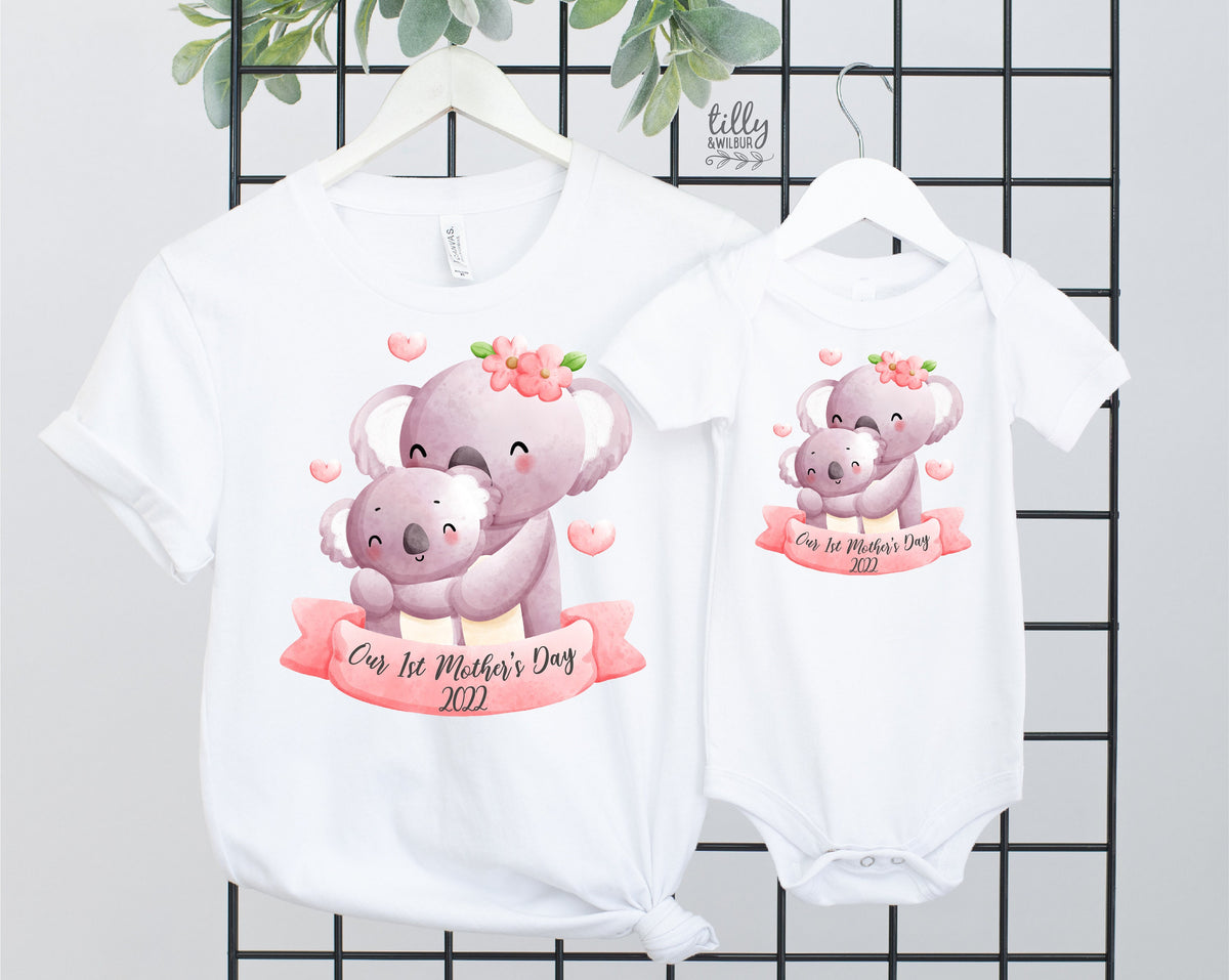 Our First Mother's Day 2022, 1st Mother's Day, Matching Mother's Day,  Matching Mum And Baby Outfits, Mother's Day Gift, Mummy & Me Outfits