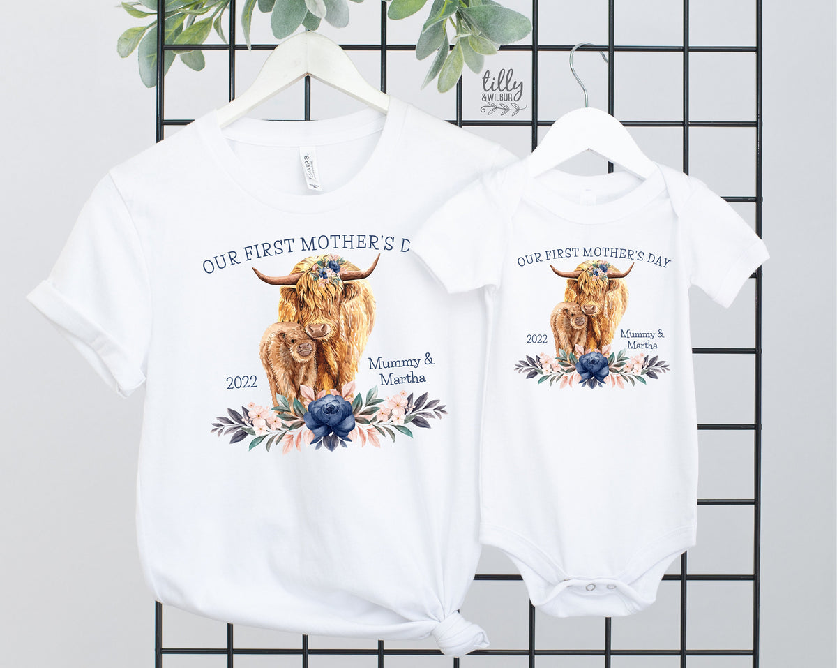 Our First Mother's Day 2022 Matching Outfits, Mother And Baby Mother's Day T-Shirts, Mothers Day Gift, Mummy & Me Matching, 1st Mother's Day