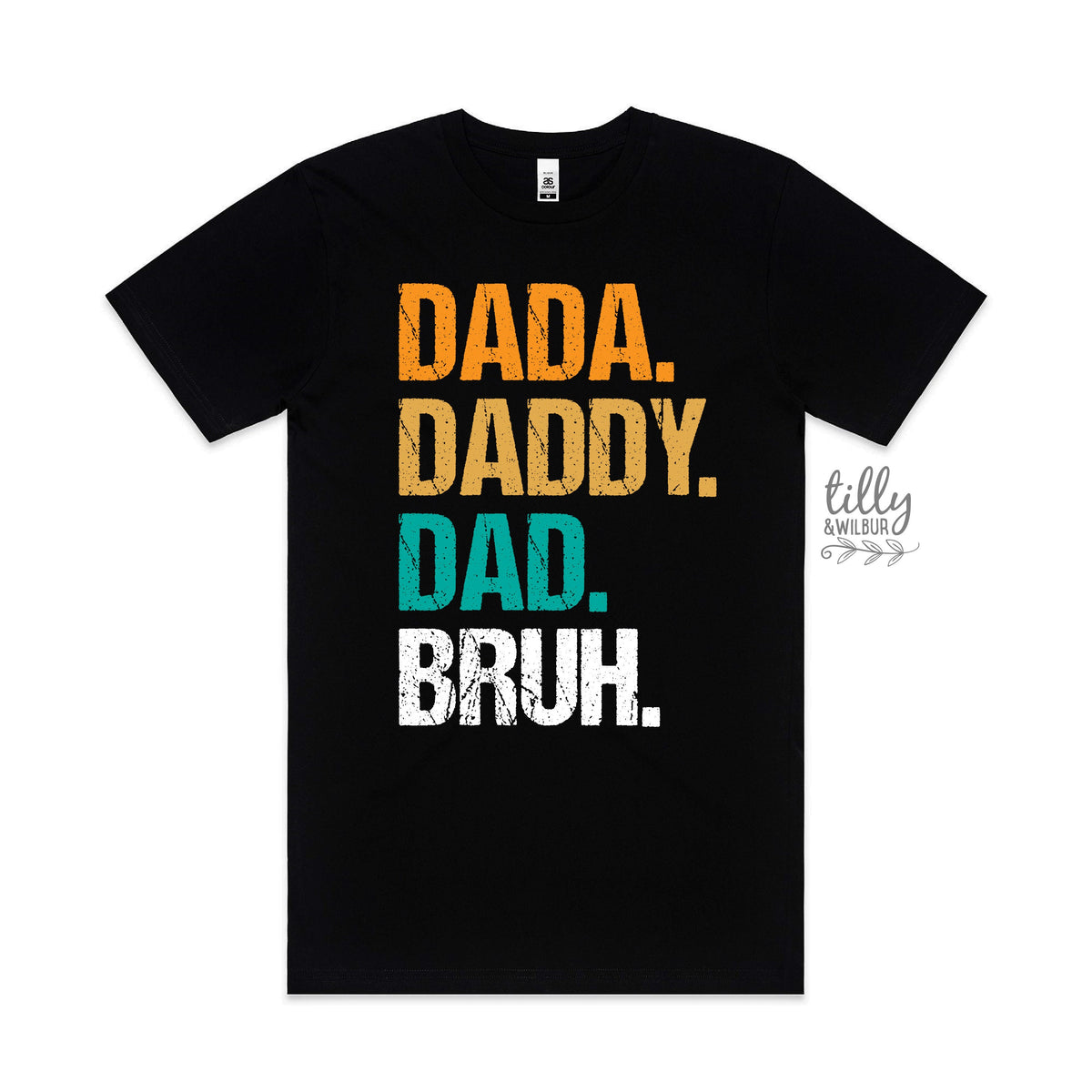 Dada Daddy Dad Bruh T-Shirt, Dad T-Shirt, Funny Dad Shirt, Funny Dad T-Shirt, Father's Day Gift, Teenager Gift To Dad, Funny Father's Day