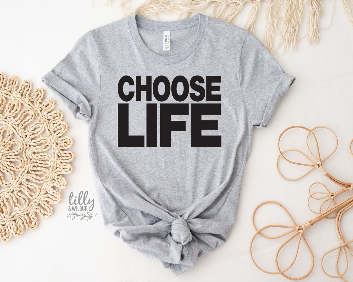 Choose Life T-Shirt, George Michael T-Shirt, Wham T-Shirt, Trainspotting T-Shirt, Retro 80s T-Shirt, 80's Night, Inspirational T-Shirt
