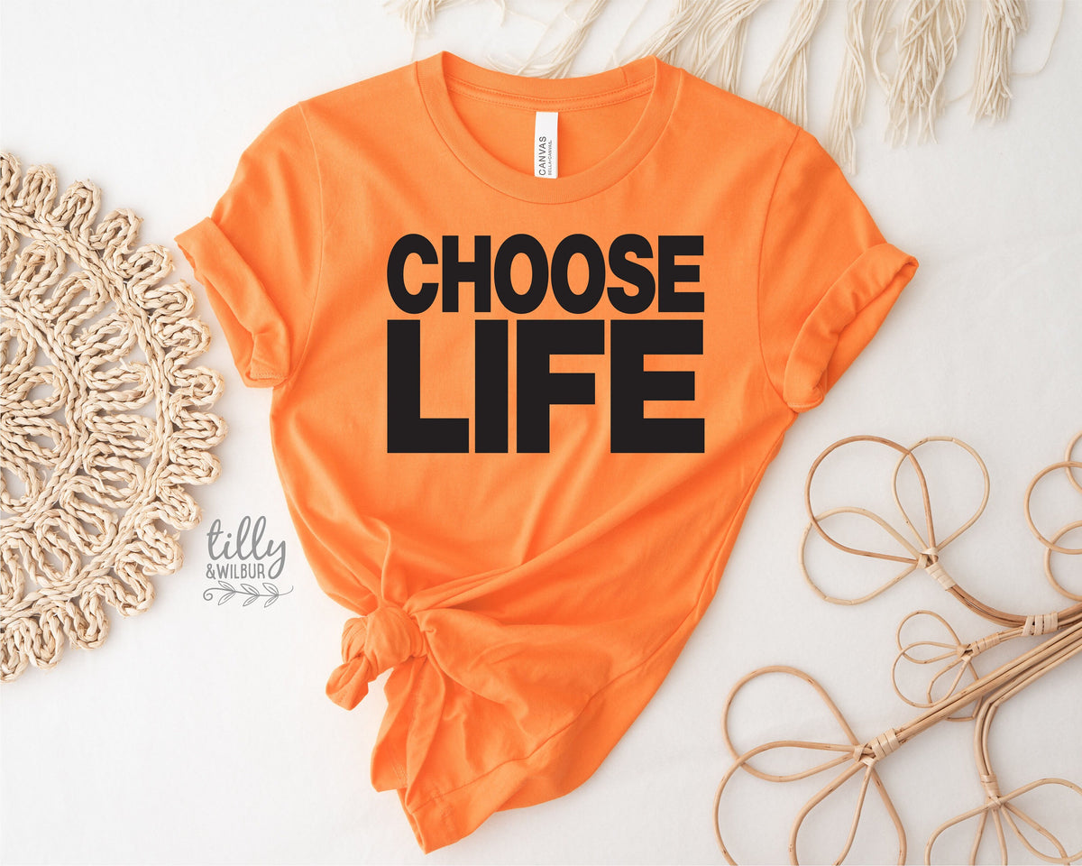 Choose Life T-Shirt, George Michael T-Shirt, Wham T-Shirt, Trainspotting T-Shirt, Retro 80s T-Shirt, 80's Night, Inspirational T-Shirt