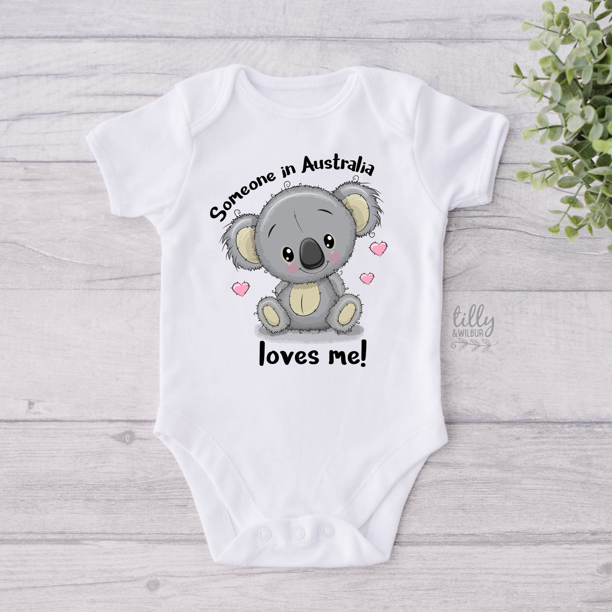 Someone In Australia Loves Me, Australia Baby Gift, Australiana Gift, Koala Baby Gift, Aussie Overseas Gift, Newborn Baby Gift, Baby Shower