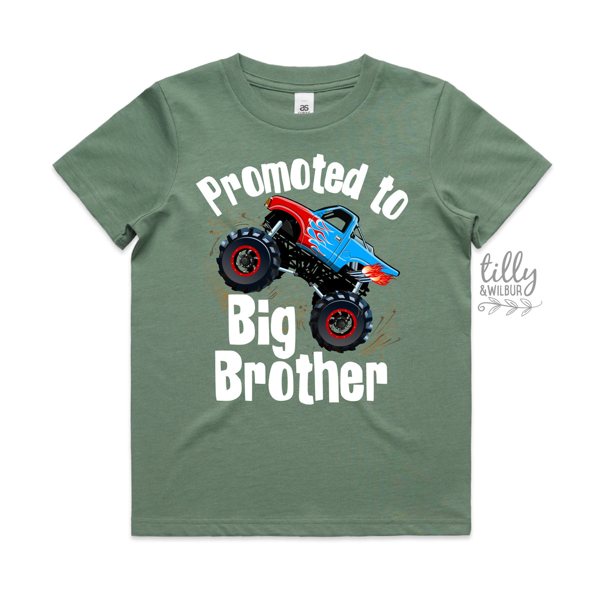 Big Brother T-Shirt, Promoted To Big Brother, Big Bro T-Shirt, Pregnancy Announcement Tee, I'm Going To Be A Big Brother, Big Brother Gift, Monster Truck