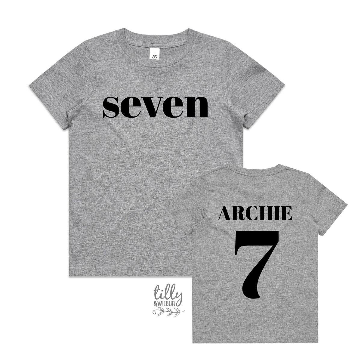 Seven T-Shirt, Seven Year Old Birthday T-Shirt, 7th Birthday Gift, Boy's 7th Birthday T-Shirt, I Am Seven, Birthday Boy,  Happy 7th Birthday