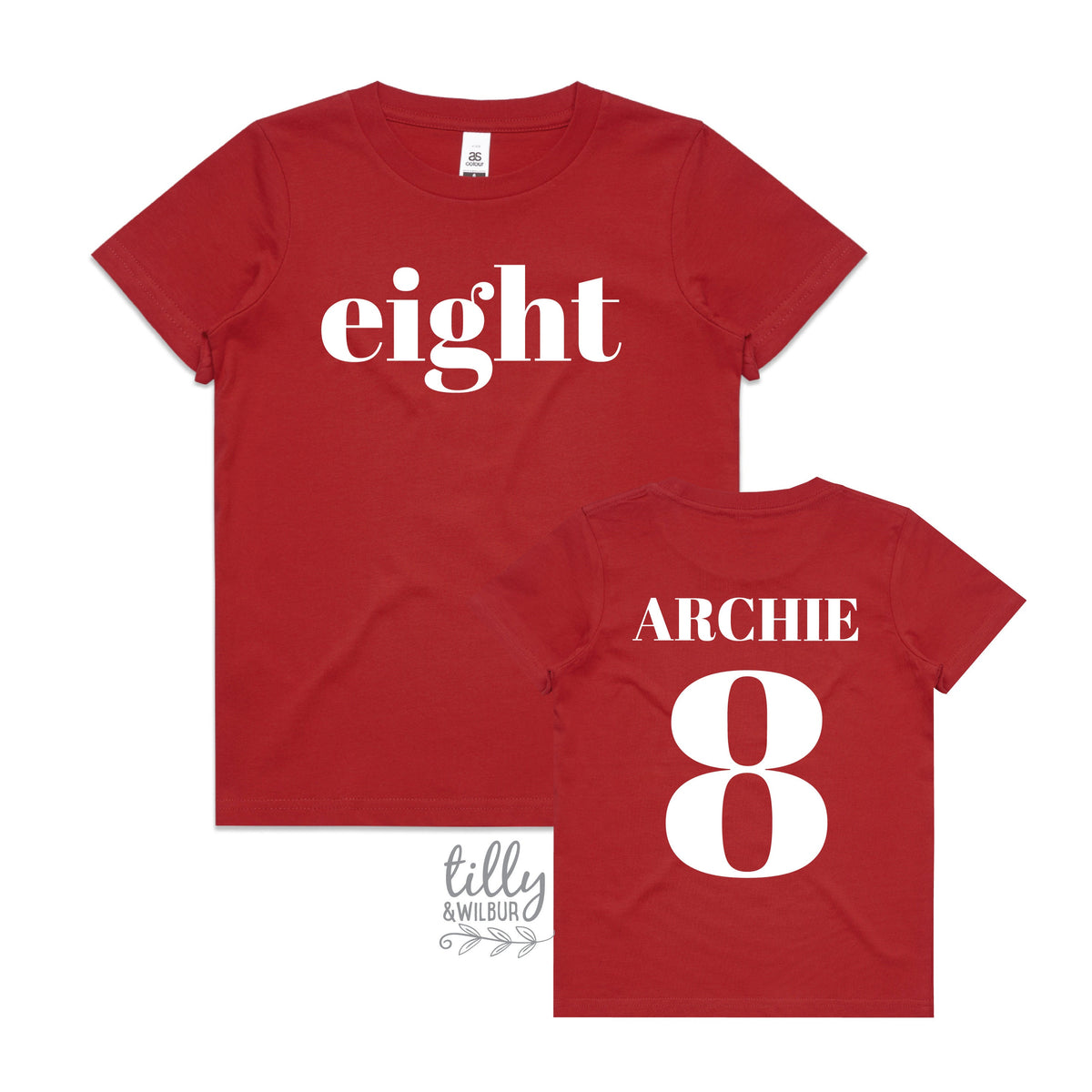 Eight T-Shirt, Eight Year Old Birthday T-Shirt, 8th Birthday Gift, Boy's 8th Birthday T-Shirt, I Am Eight, Birthday Boy,  Happy 8th Birthday