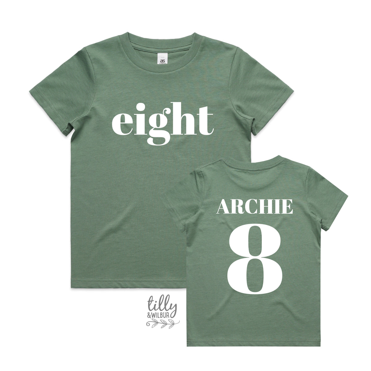 Eight T-Shirt, Eight Year Old Birthday T-Shirt, 8th Birthday Gift, Boy's 8th Birthday T-Shirt, I Am Eight, Birthday Boy,  Happy 8th Birthday
