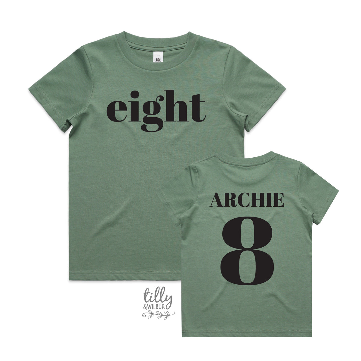 Eight T-Shirt, Eight Year Old Birthday T-Shirt, 8th Birthday Gift, Boy's 8th Birthday T-Shirt, I Am Eight, Birthday Boy,  Happy 8th Birthday