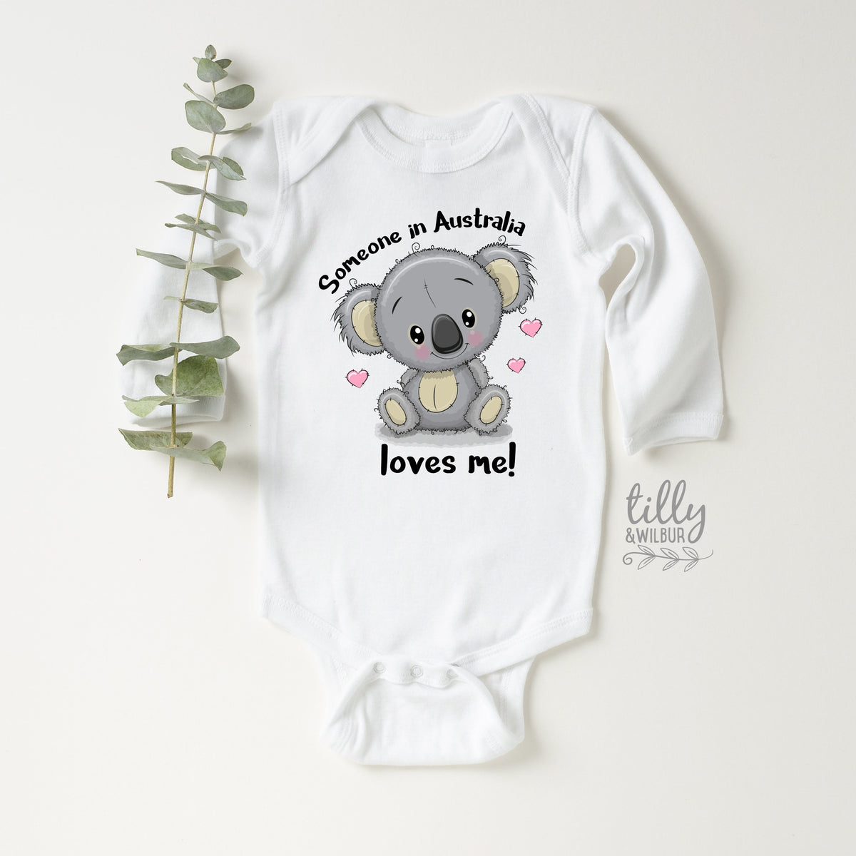 Someone In Australia Loves Me, Australia Baby Gift, Australiana Gift, Koala Baby Gift, Aussie Overseas Gift, Newborn Baby Gift, Baby Shower