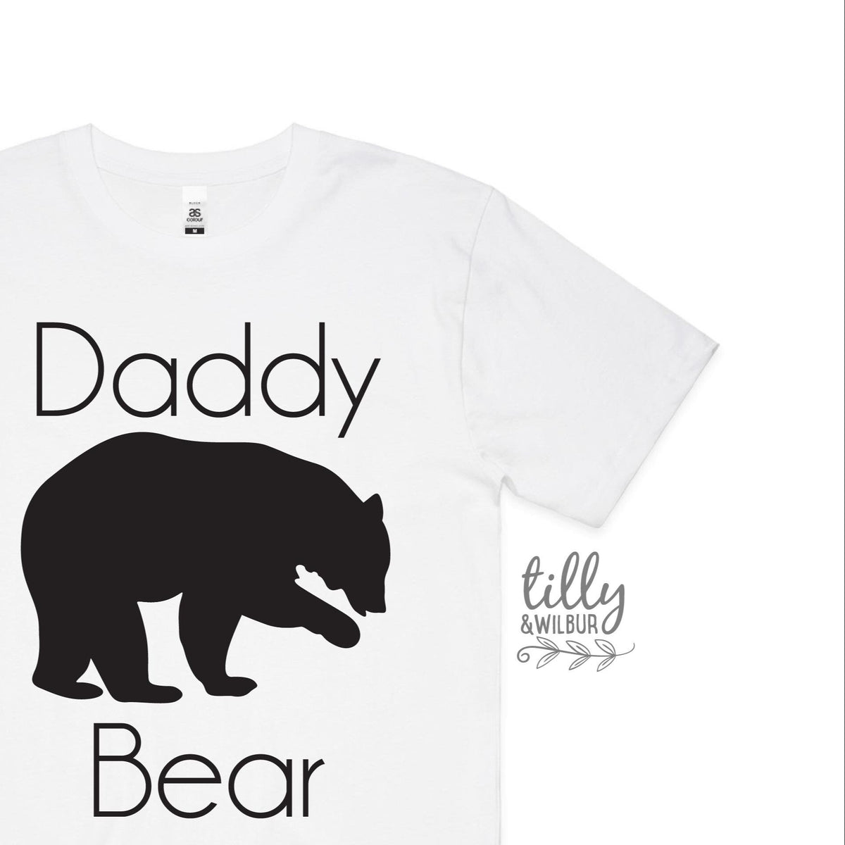 Daddy Bear T-Shirt, Matching Father's Day Outfits, Father Son Matching Shirts, Matching Daddy Baby Shirts, First 1st Father's Day, Bear Set
