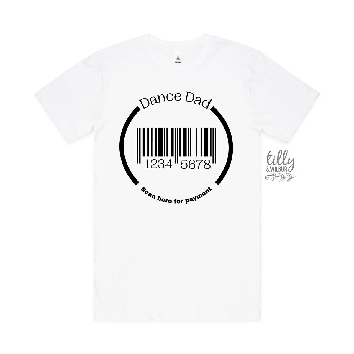 Dance Dad T-Shirt, Dance Dad Scan For Payment T-Shirt, Funny Dad T-Shirt, Father's Day T-Shirt, Ballet Dad, Jazz Dad, Tap Dad, Finance Dad