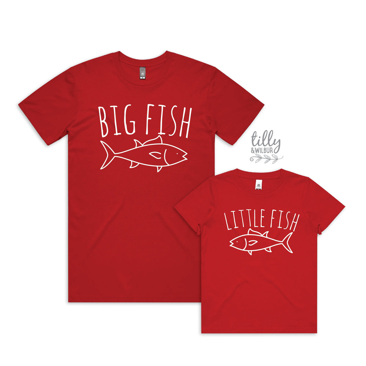 Big Fish Little Fish Father Son Matching Shirts, Big Fish Little Fish, Matching Dad And Baby, Matching Dad And Kid, Father's Day Gift, Daddy