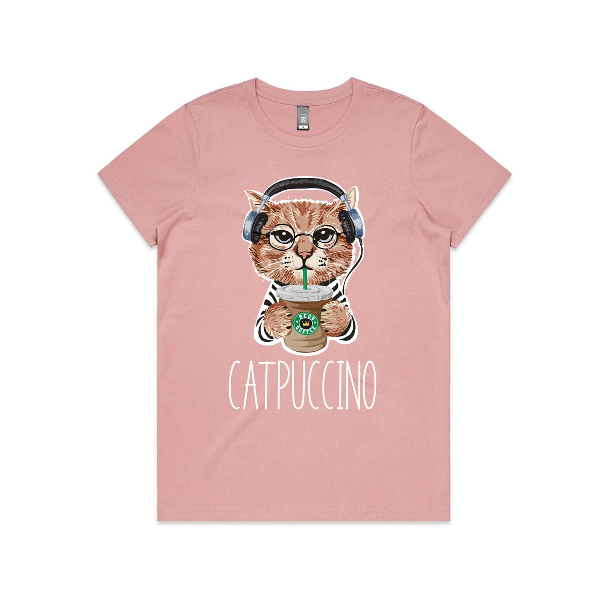 Cat T-Shirt, Catpuccino T-Shirt, Funny Cat T-Shirt, Womens, Mens & Kids Sizing, Kitty Tee, Kitten T-Shirt, I Love Cats T-Shirt, Cat Lover