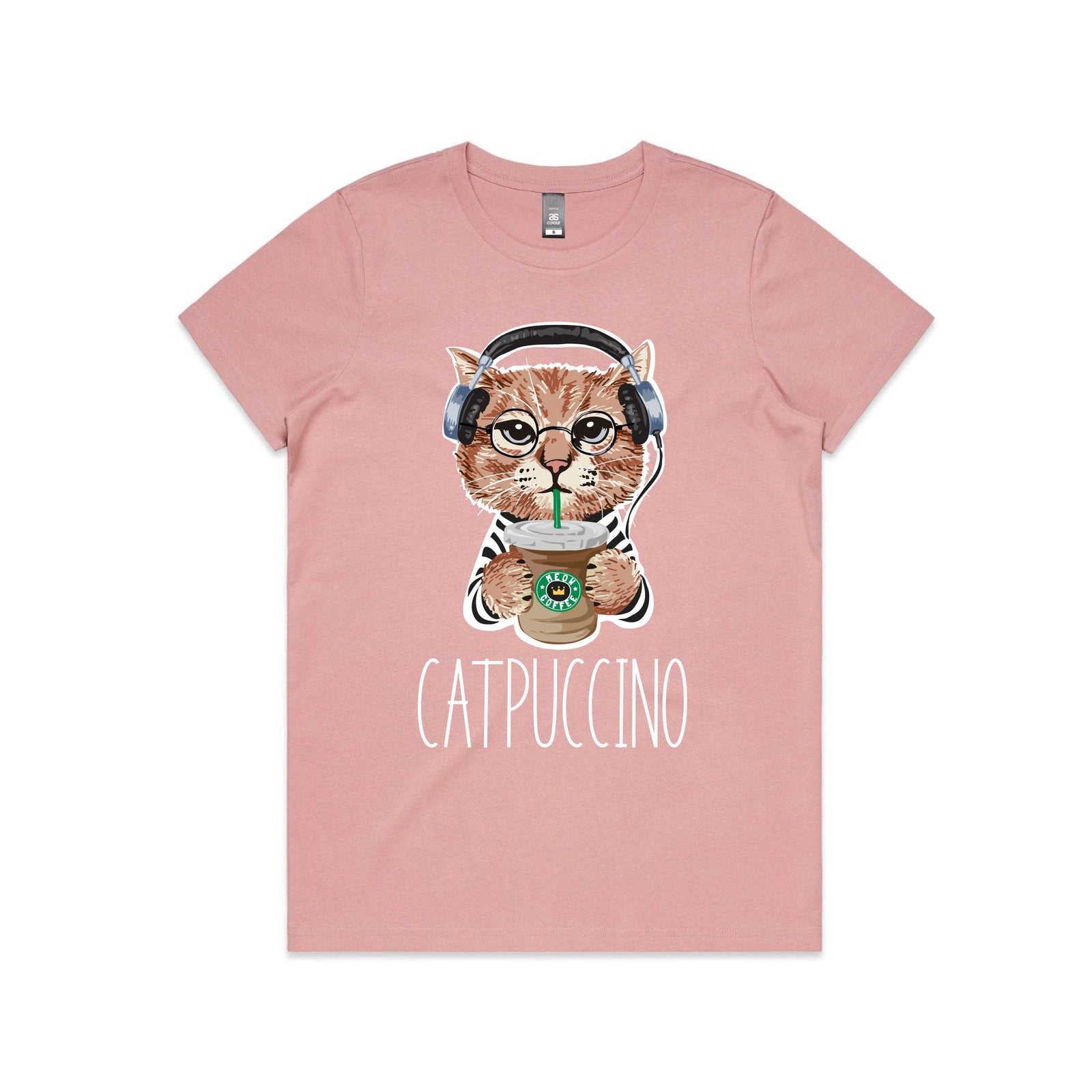 Cat T-Shirt, Catpuccino T-Shirt, Funny Cat T-Shirt, Womens, Mens & Kids Sizing, Kitty Tee, Kitten T-Shirt, I Love Cats T-Shirt, Cat Lover