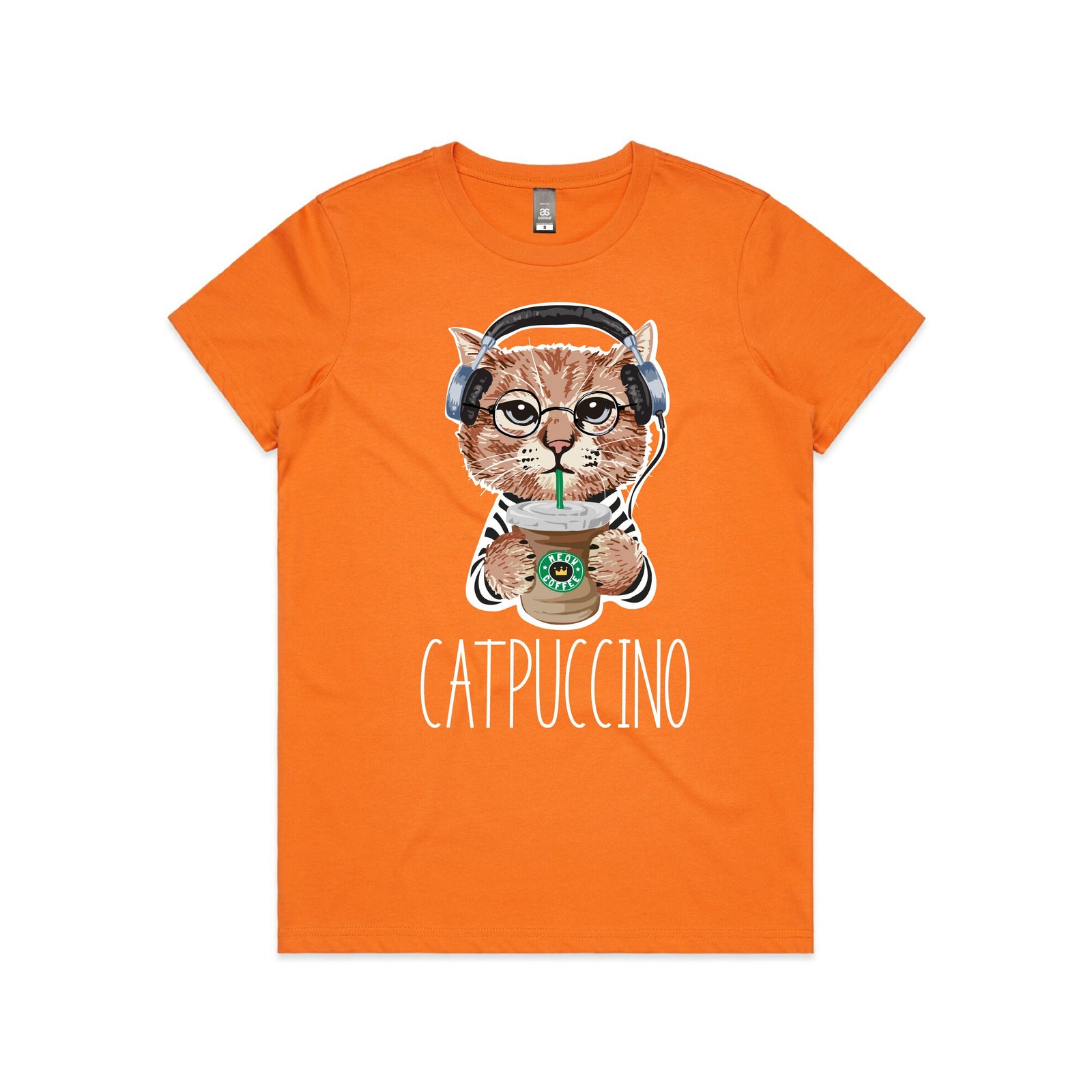 Cat T-Shirt, Catpuccino T-Shirt, Funny Cat T-Shirt, Womens, Mens & Kids Sizing, Kitty Tee, Kitten T-Shirt, I Love Cats T-Shirt, Cat Lover