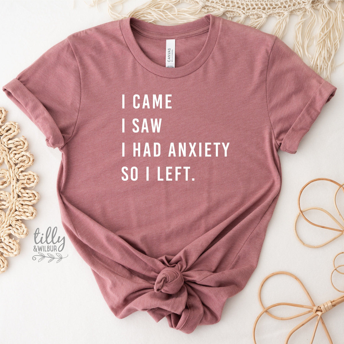 I Came I Saw I Had Anxiety So I Left T-Shirt, Anxiety T-Shirt, Funny T-Shirt, Funny Sayings T-Shirt, Funny Women's T-Shirt, Gift For Her