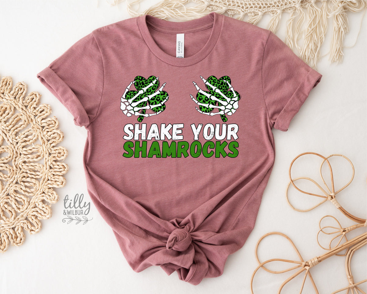 Cheeky St Patrick's Day T-Shirt, Shake Your Shamrock's T-Shirt, Happy St Paddy's Day, Women's T-Shirt, Kiss Me I'm Irish, Ireland, Celtic