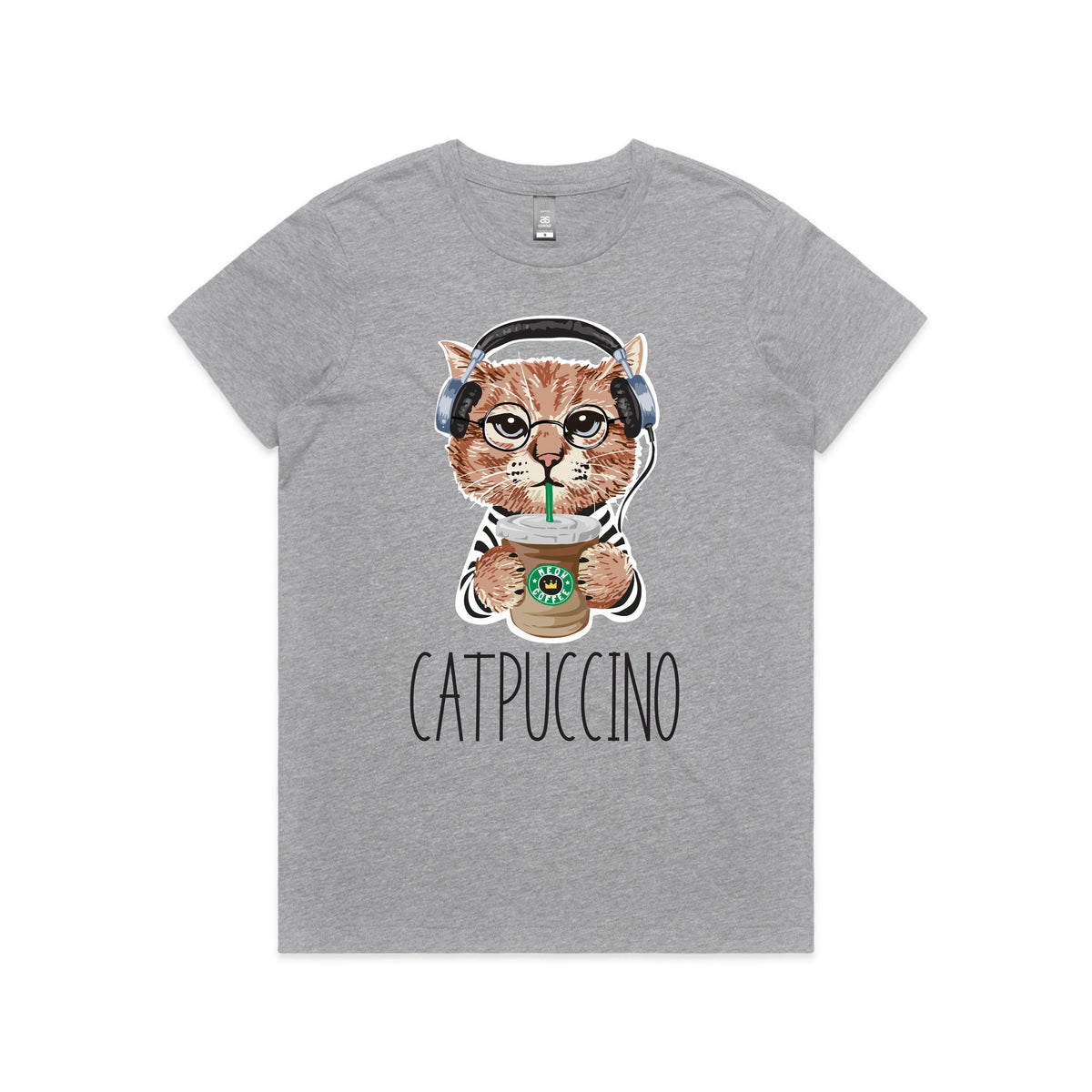 Cat T-Shirt, Catpuccino T-Shirt, Funny Cat T-Shirt, Womens, Mens & Kids Sizing, Kitty Tee, Kitten T-Shirt, I Love Cats T-Shirt, Cat Lover
