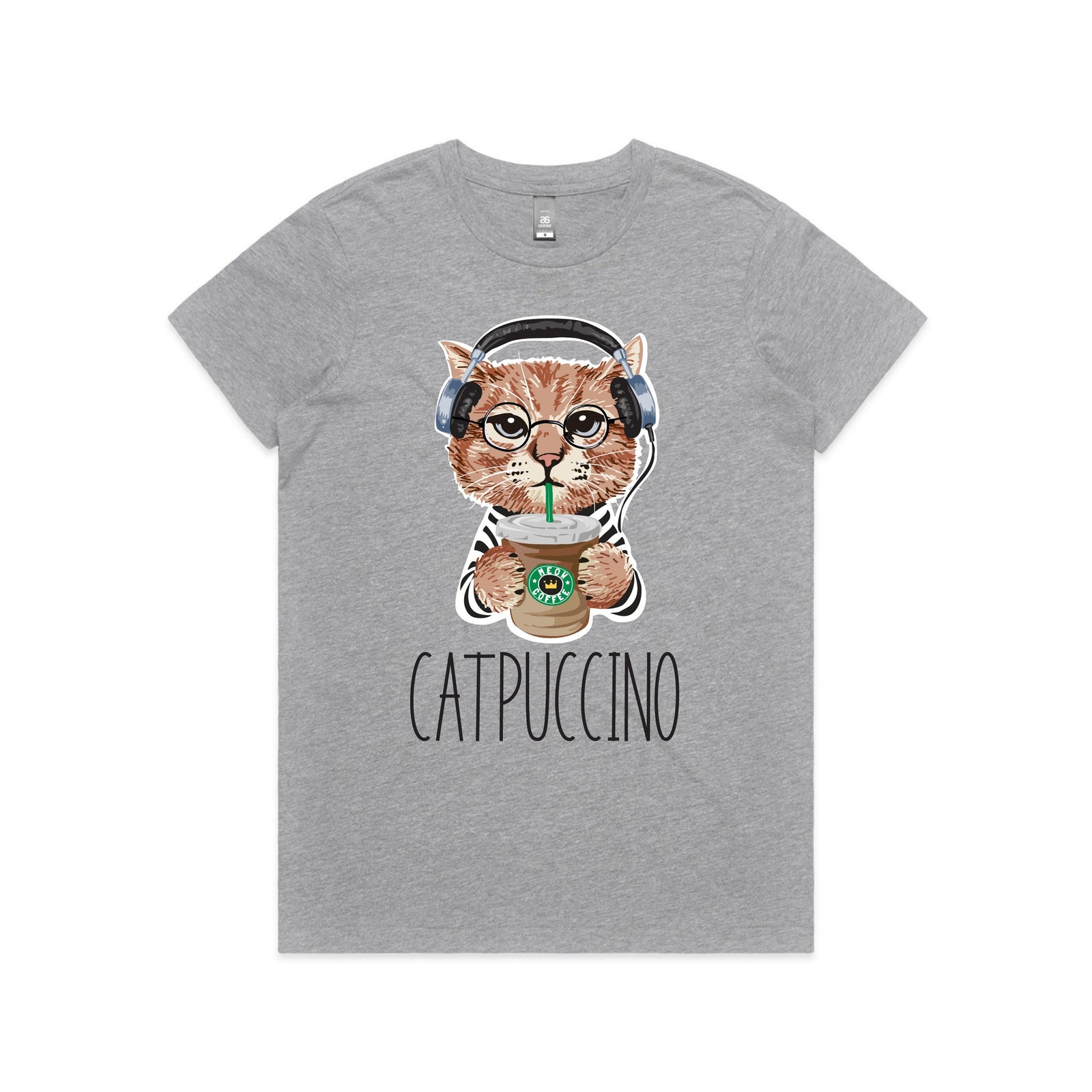 Cat T-Shirt, Catpuccino T-Shirt, Funny Cat T-Shirt, Womens, Mens & Kids Sizing, Kitty Tee, Kitten T-Shirt, I Love Cats T-Shirt, Cat Lover
