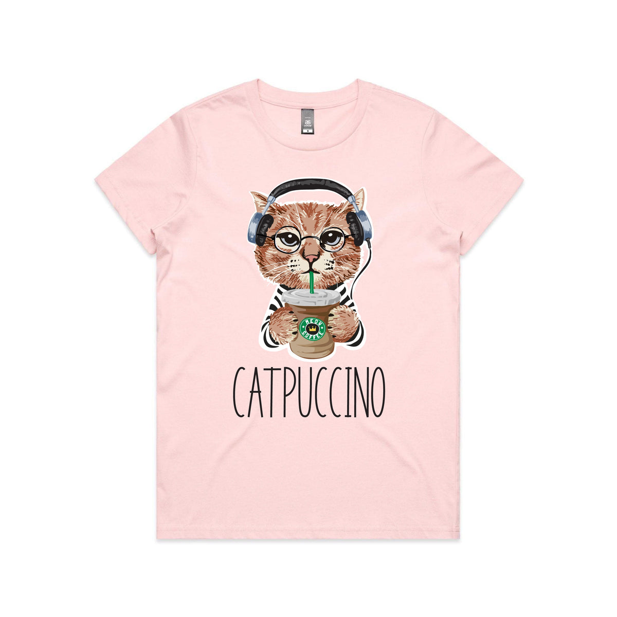 Cat T-Shirt, Catpuccino T-Shirt, Funny Cat T-Shirt, Womens, Mens & Kids Sizing, Kitty Tee, Kitten T-Shirt, I Love Cats T-Shirt, Cat Lover