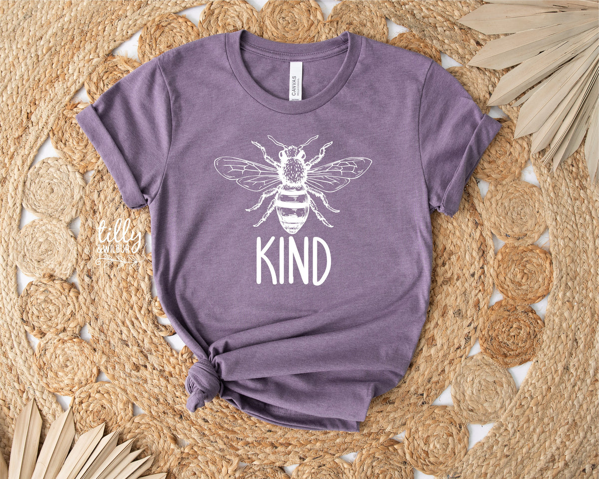 Be Kind Women's T-Shirt, Be Kind T-Shirt, Kindness T-Shirt, Inspirational Quotes Tees, Kindness Matters Clothing, Gift For Her, Bee T-Shirt