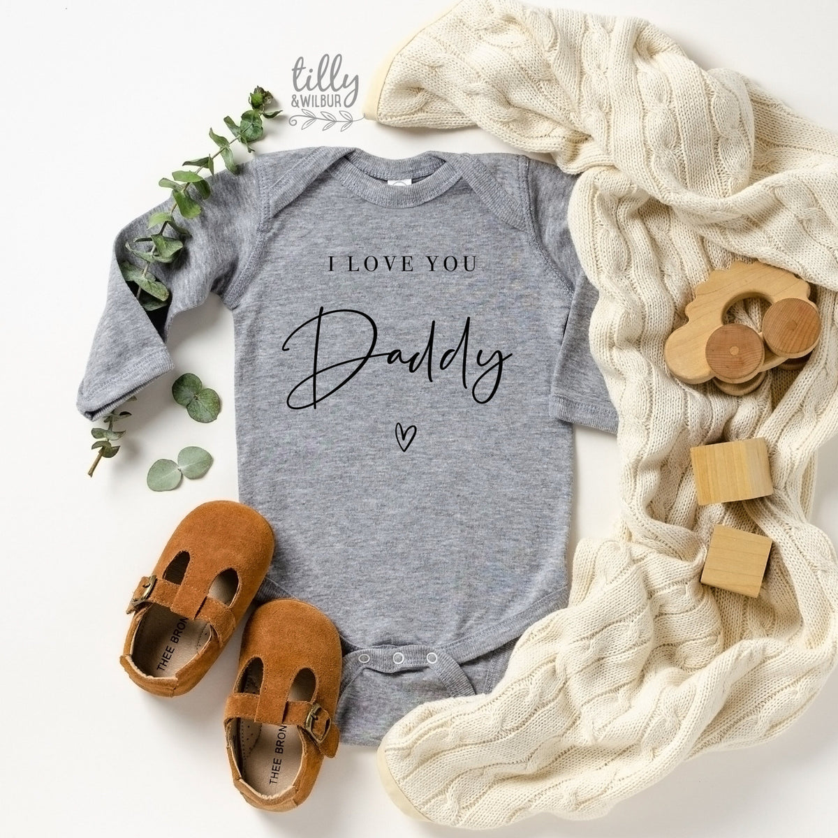 I Love You Daddy Bodysuit, Our First Father's Day 2023 Baby Bodysuit, I Love My Daddy Romper, Happy Father's Day, 1st Fathers Day Baby Gift