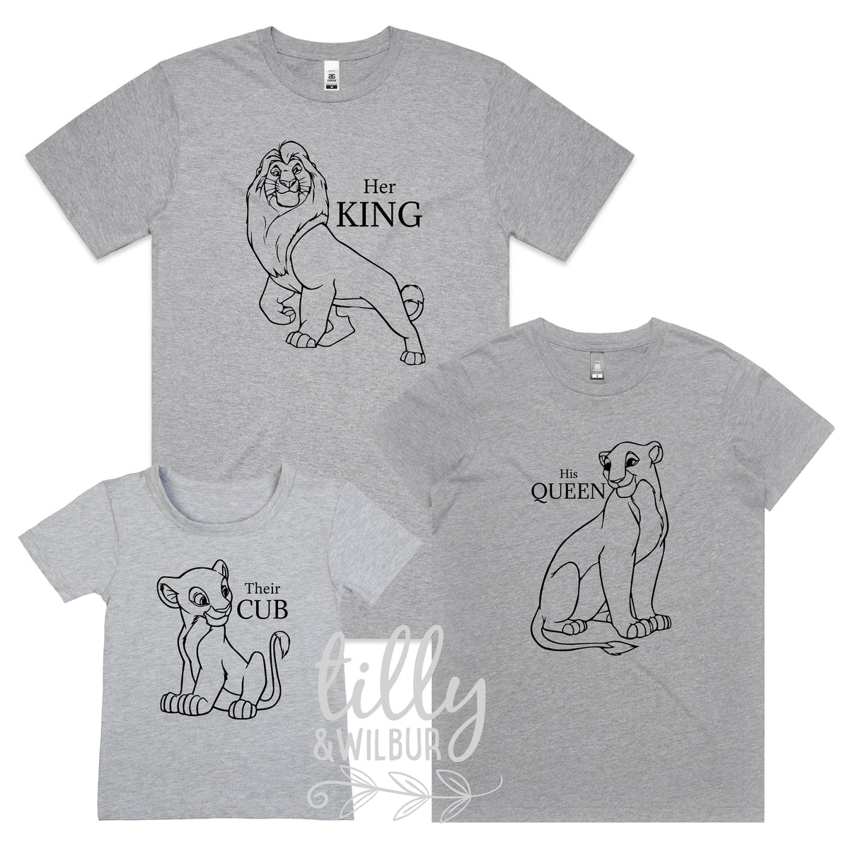 Lion King Inspired Family (MORE COLOURS & STYLES)