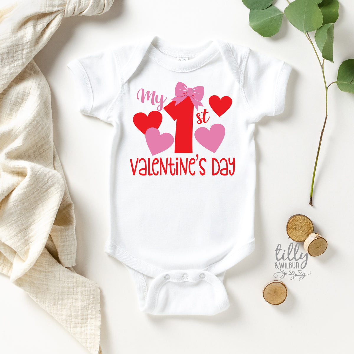 My 1st Valentine's Day, Hearts and Bows