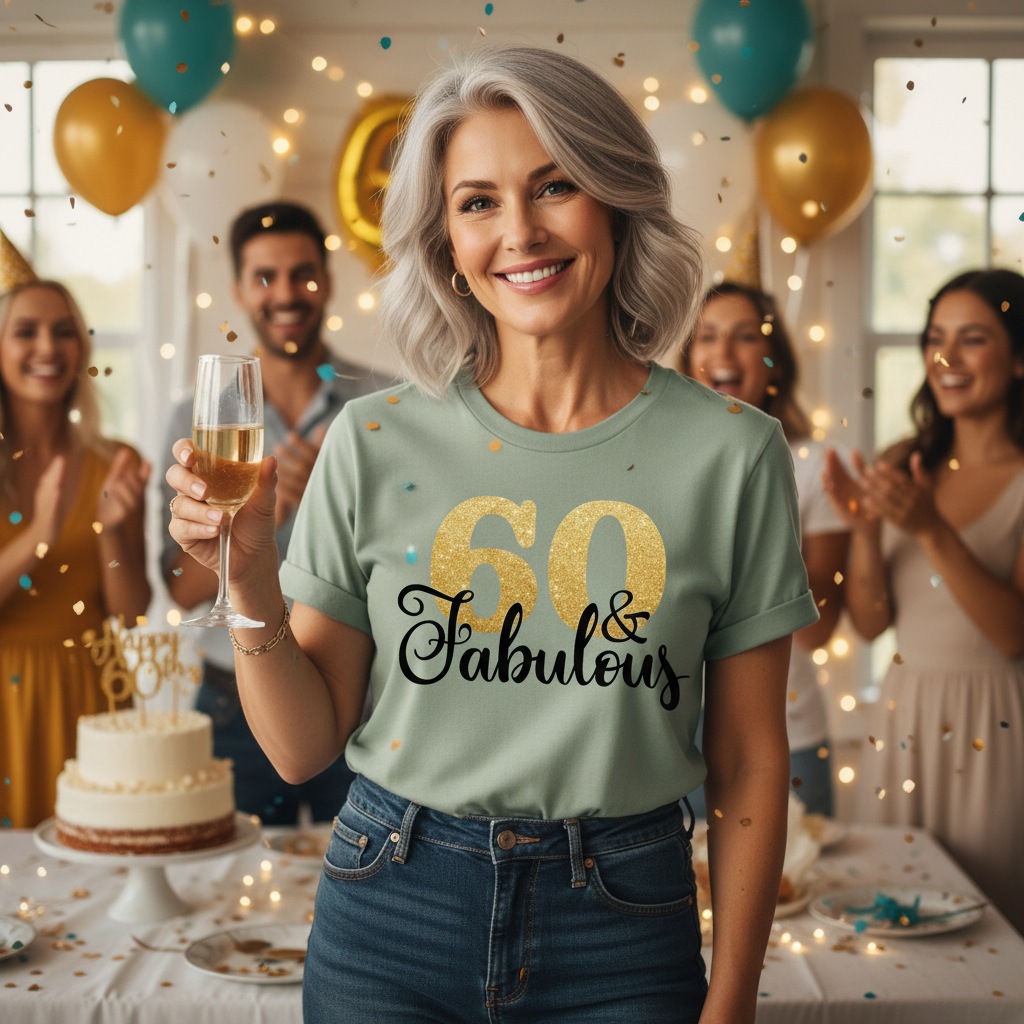 60 And Fabulous (MORE COLOURS &amp; STYLES)