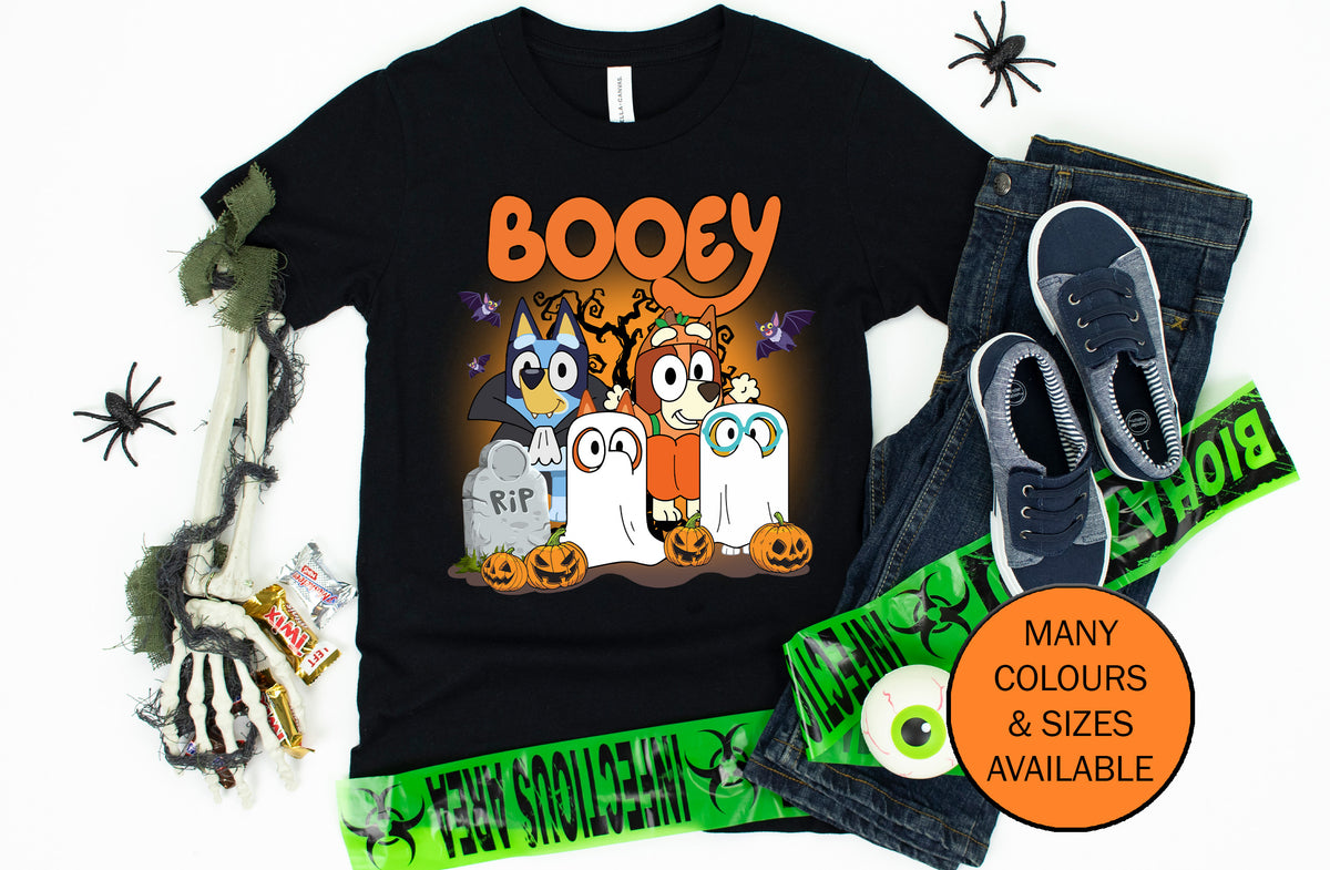 Booey Bluey Family Halloween T-Shirt