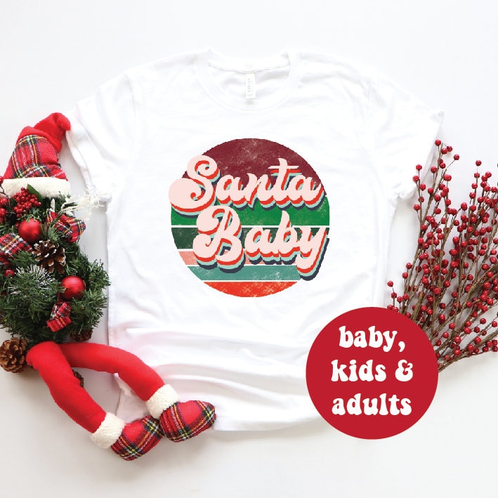 *MORE COLOURS AVAILABLE* Santa Baby Design