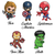 Super Dad (Marvel Characters) Personalised With Kids Names