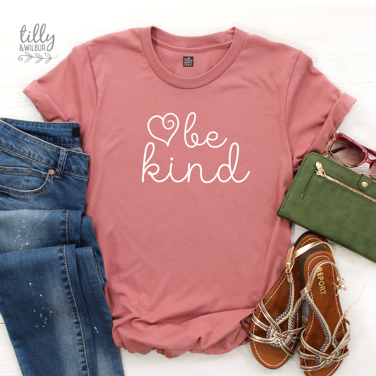 Be Kind With Love Heart MORE COLOURS &amp; STYLES