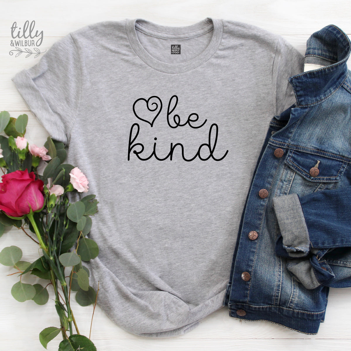 Be Kind With Love Heart MORE COLOURS &amp; STYLES