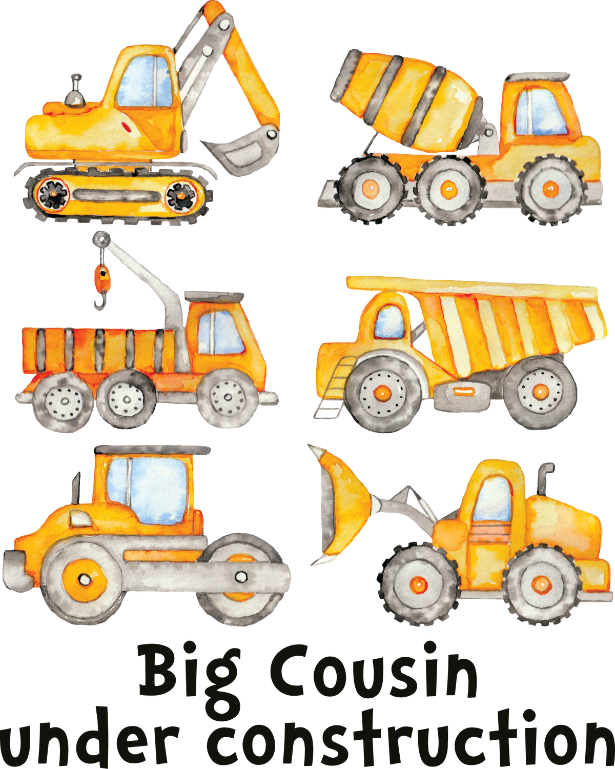 Big Cousin Under Construction MORE COLOURS &amp; STYLES