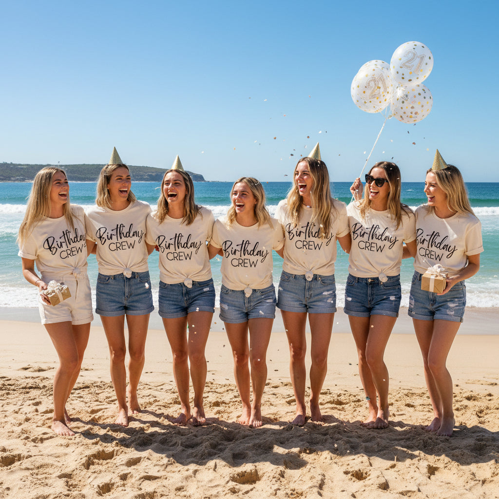 Birthday Crew (MORE COLOURS &amp; STYLES)