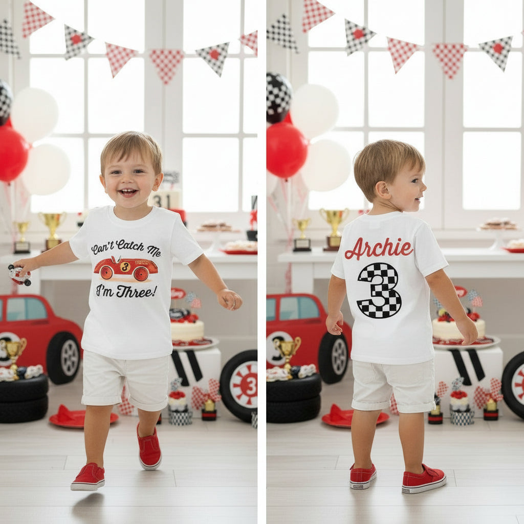 Can't Catch Me I'm Three MORE COLOURS &amp; STYLES