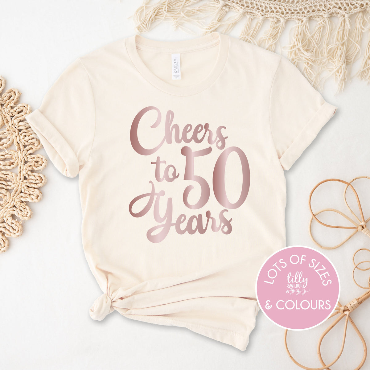 Cheers To 50 Years (MORE COLOURS &amp; STYLES)