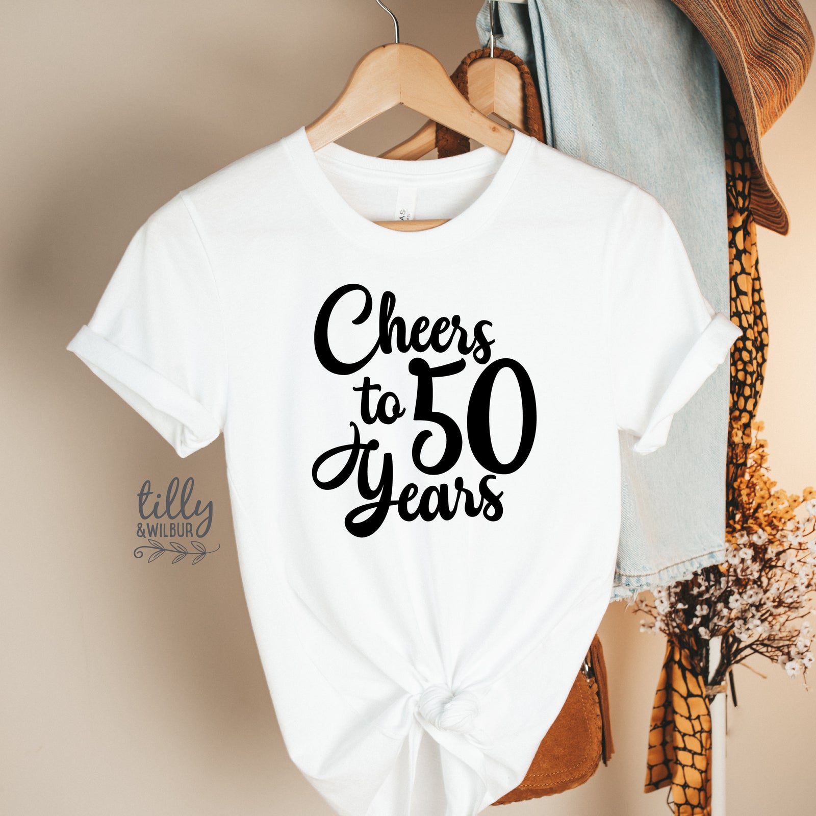 Cheers To 50 Years (MORE COLOURS & STYLES)