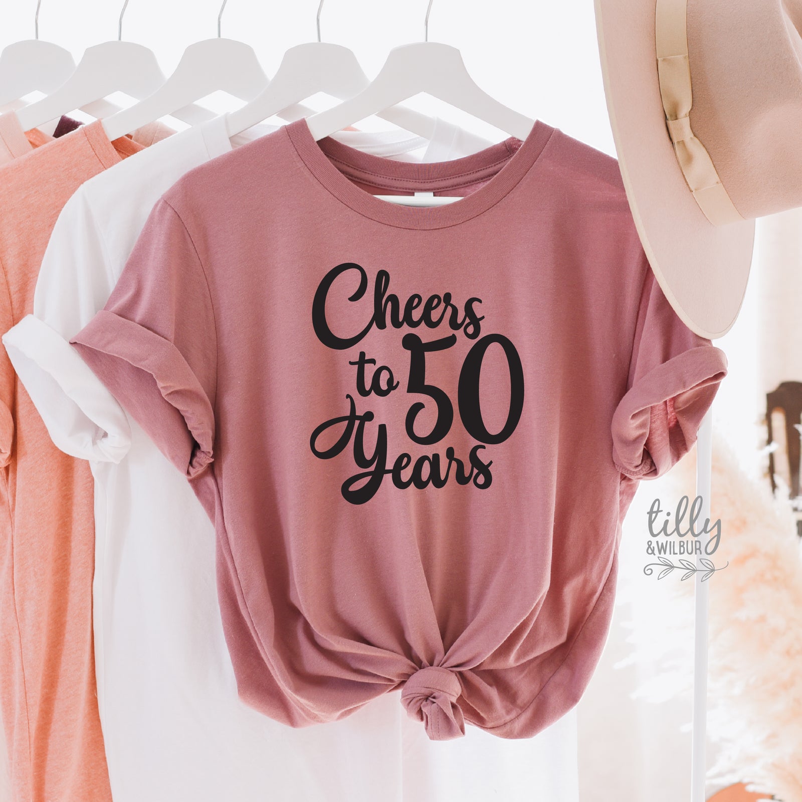 Cheers To 50 Years (MORE COLOURS & STYLES)