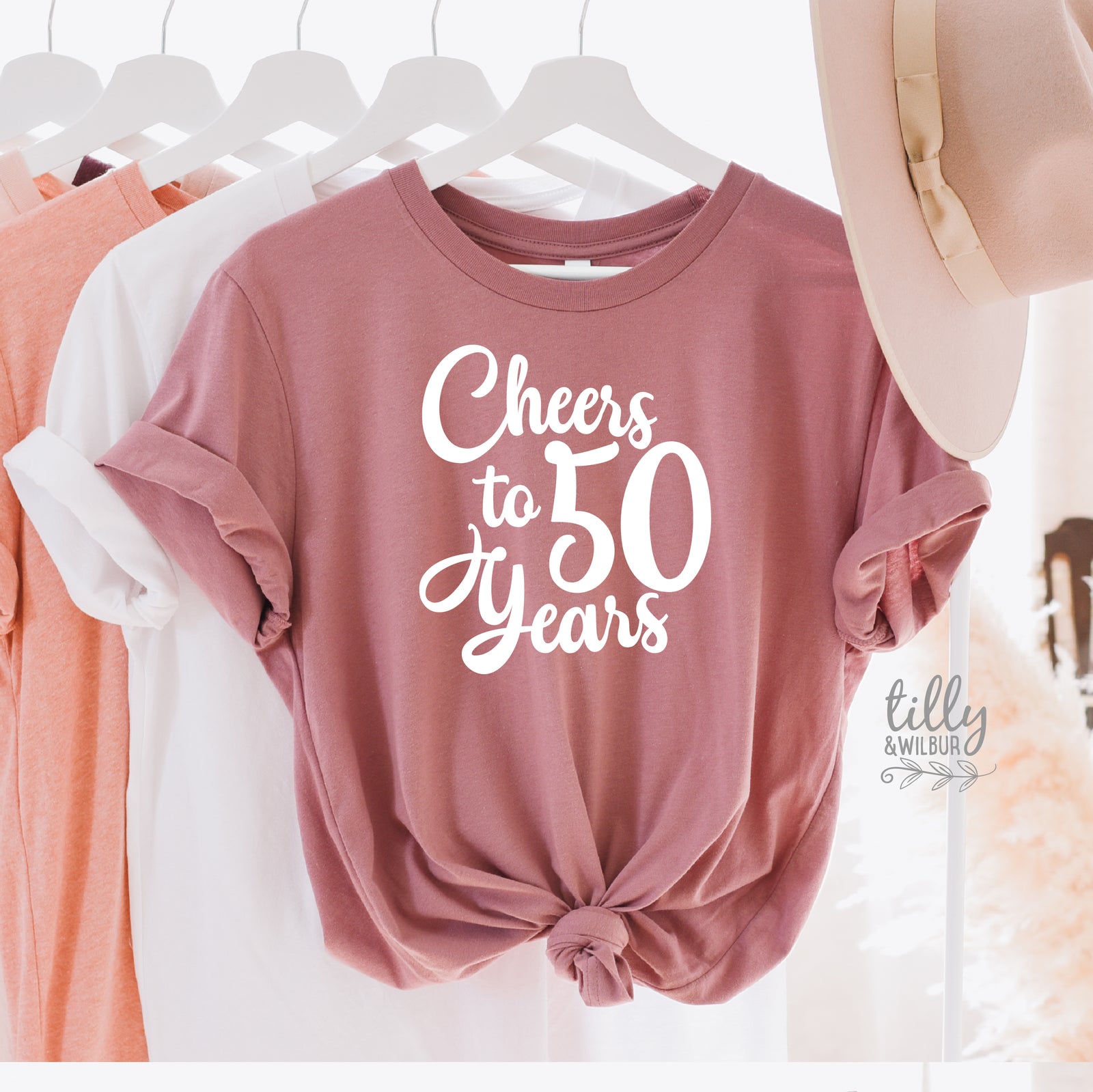 Cheers To 50 Years (MORE COLOURS & STYLES)