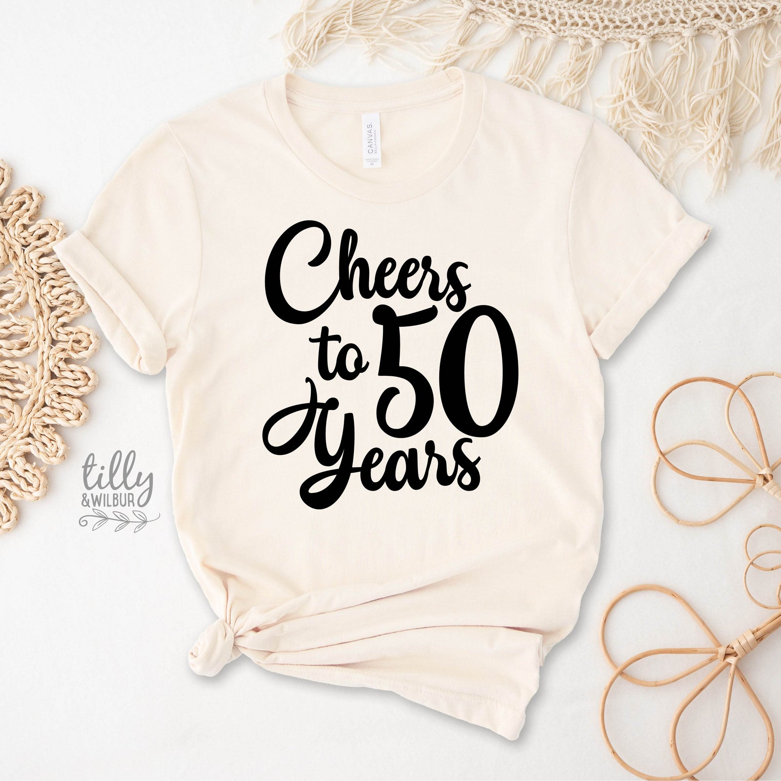 Cheers To 50 Years (MORE COLOURS & STYLES)