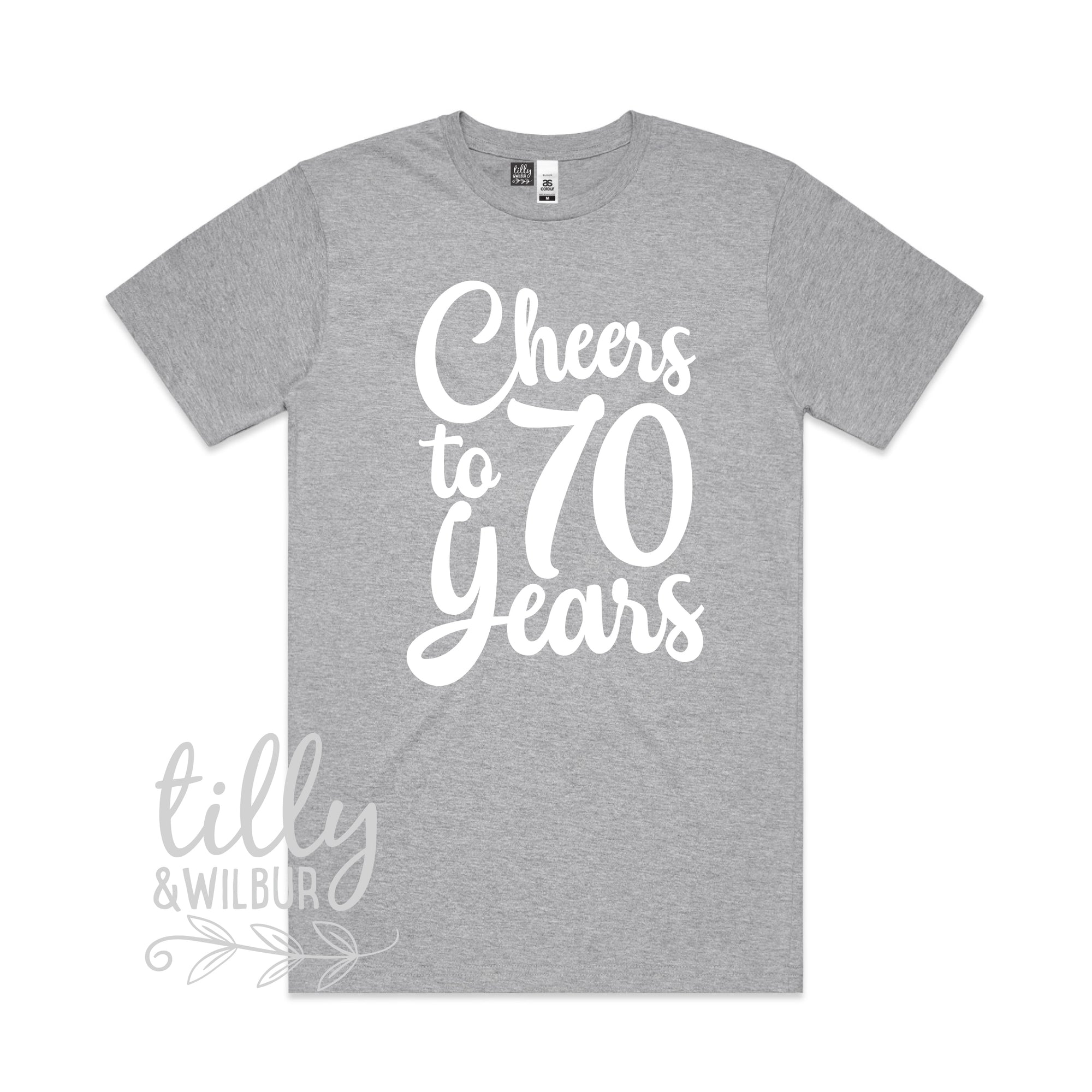Cheers To 70 Years (MORE COLOURS & STYLES)