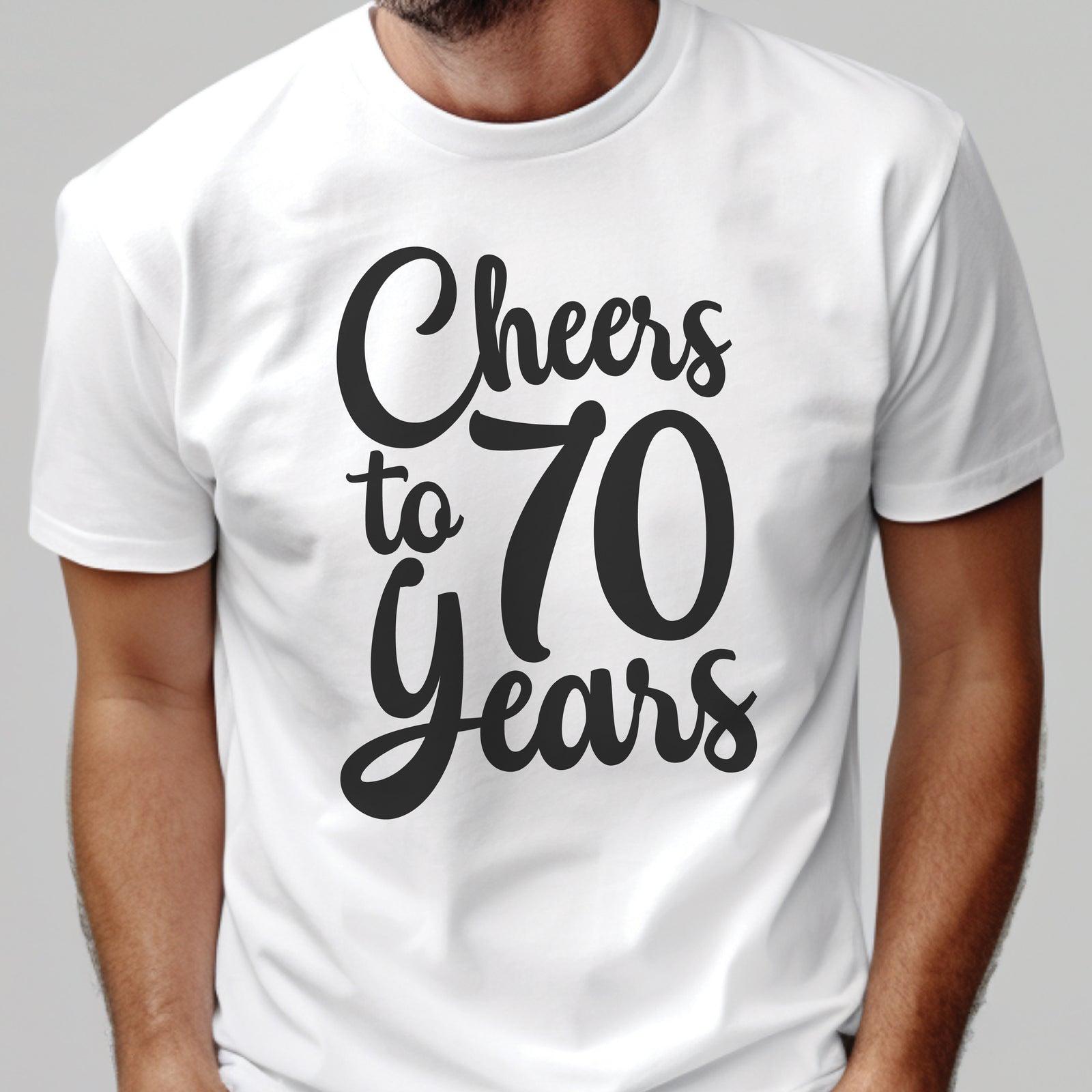 Cheers To 70 Years (MORE COLOURS & STYLES)