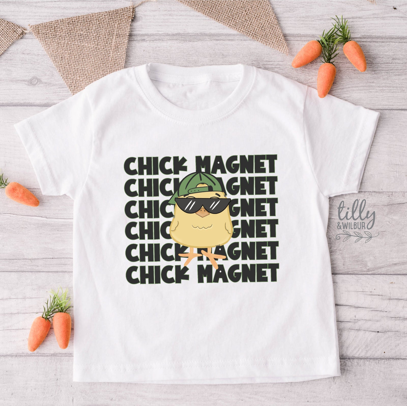 Funny Easter Chick Shirt | Chick Magnet Easter Shirt | Funny Easter Shirt for Boys | Easter Chick Shirt | Kids Easter Shirt