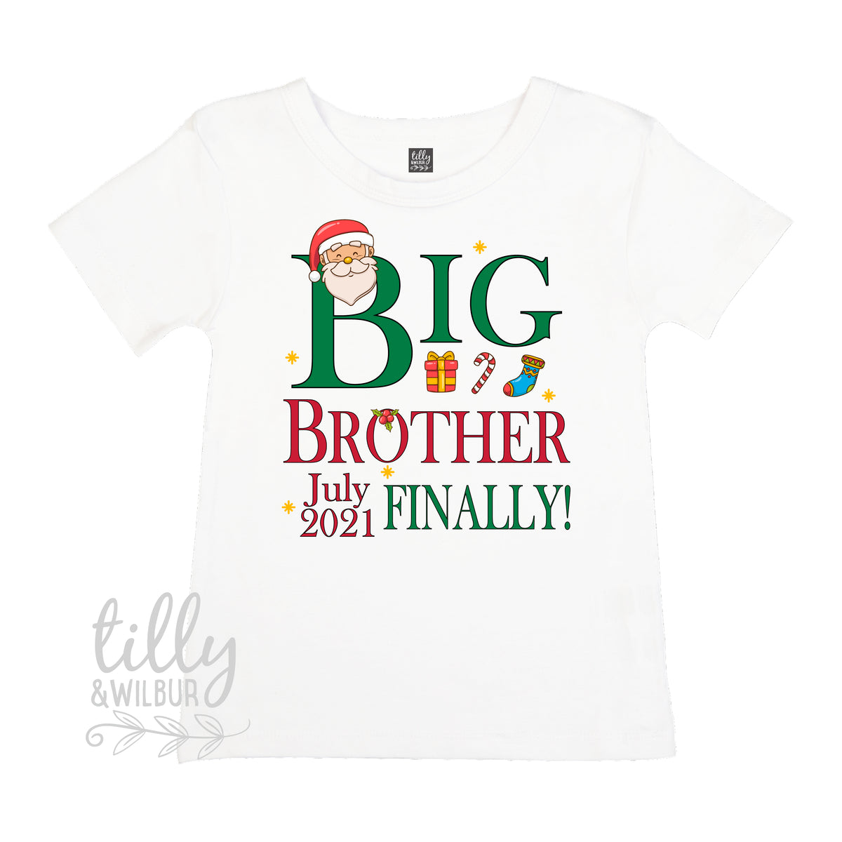 *MORE COLOURS AVAILABLE* Christmas Big Brother Finally With Due Date